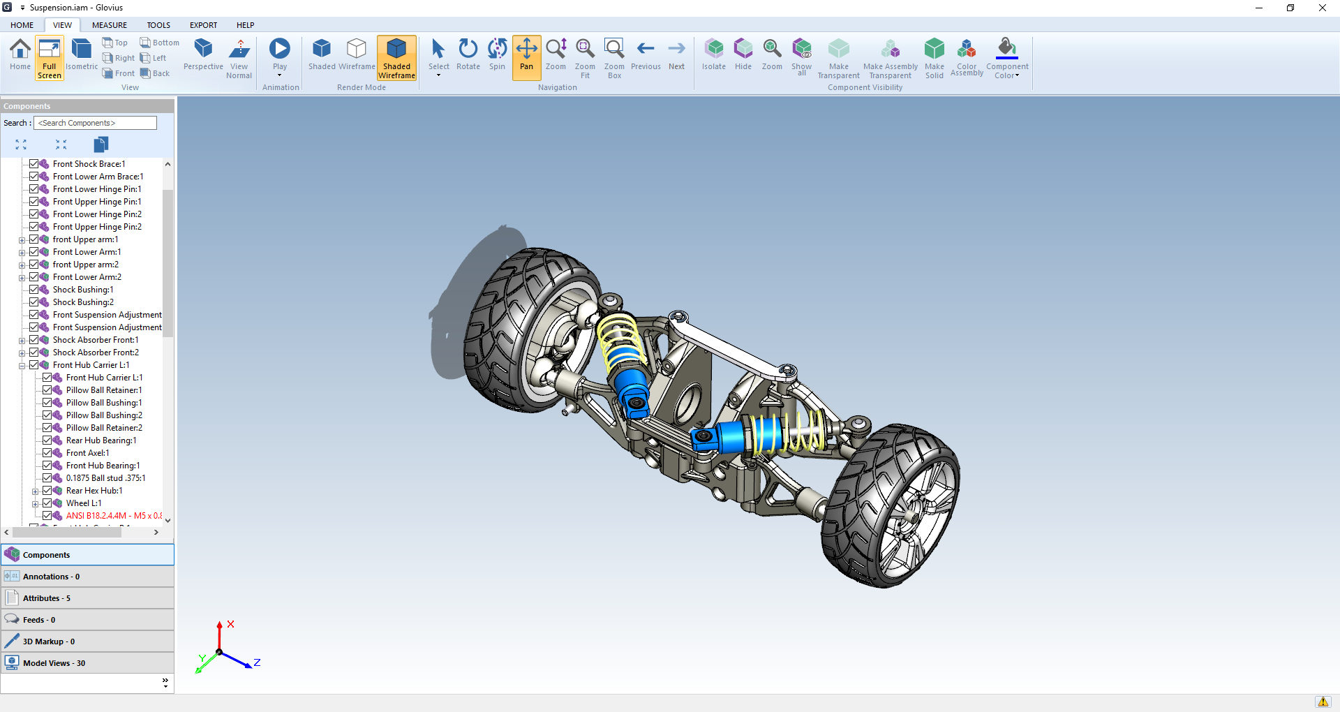 Inventor viewer glovius